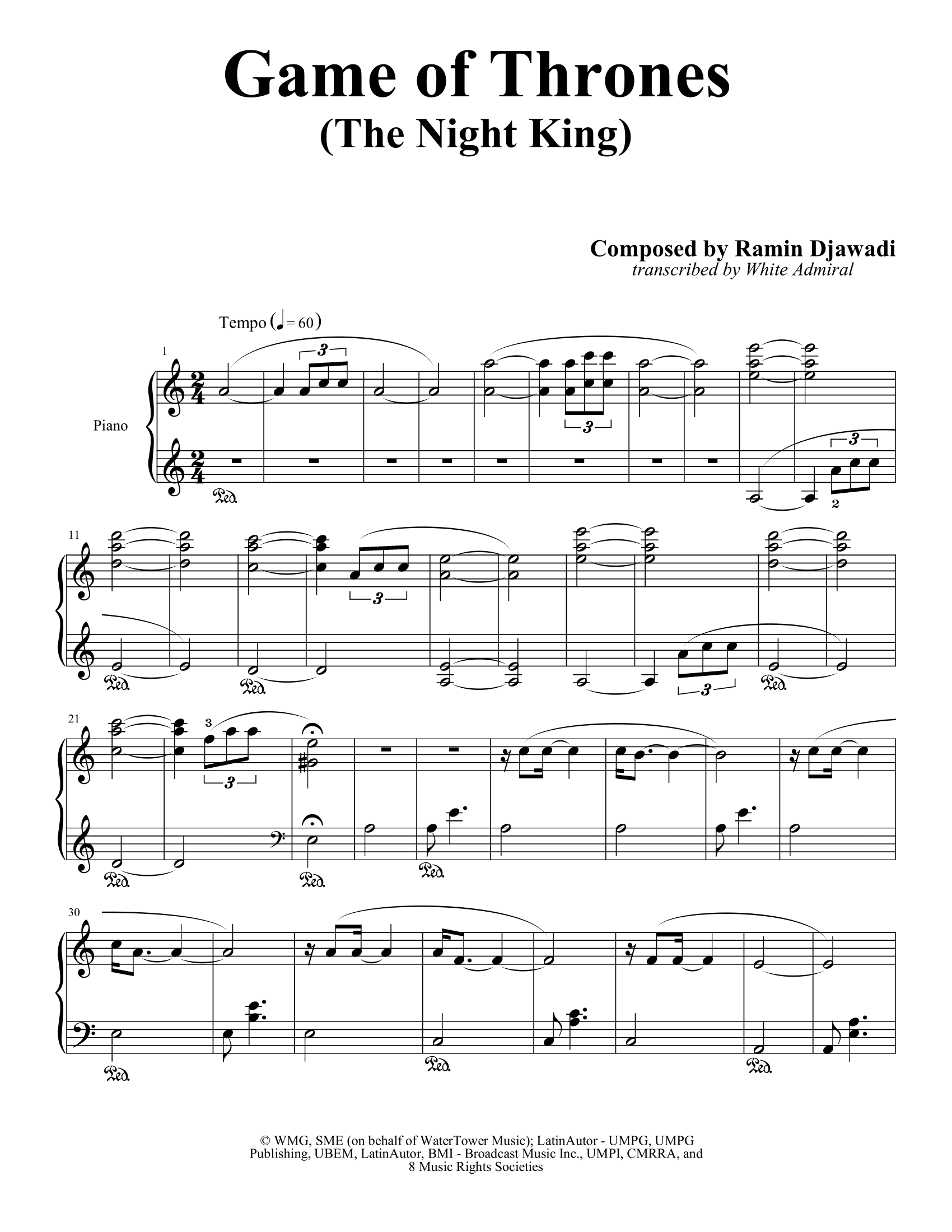 game of thrones night king ost